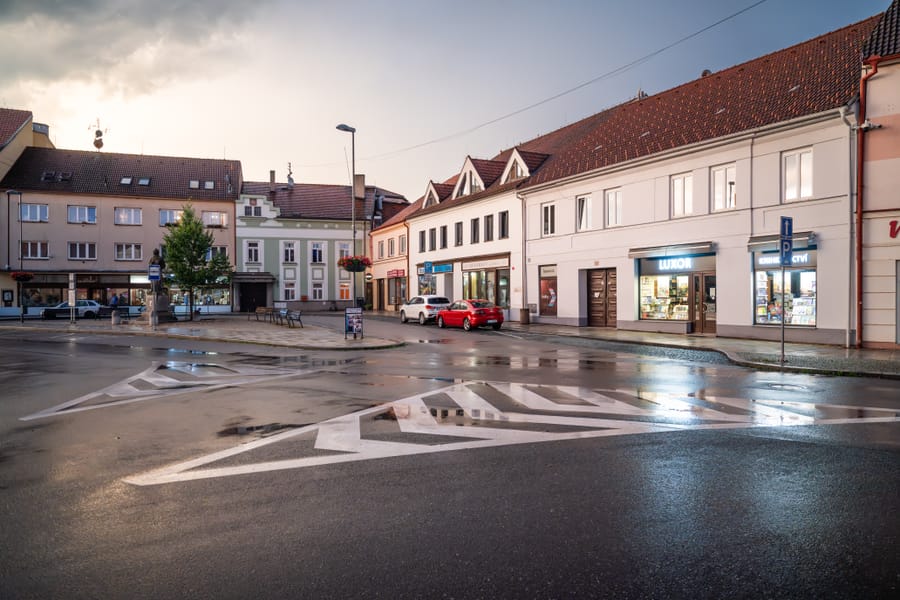 Náměstí Republiky v Soběslavi